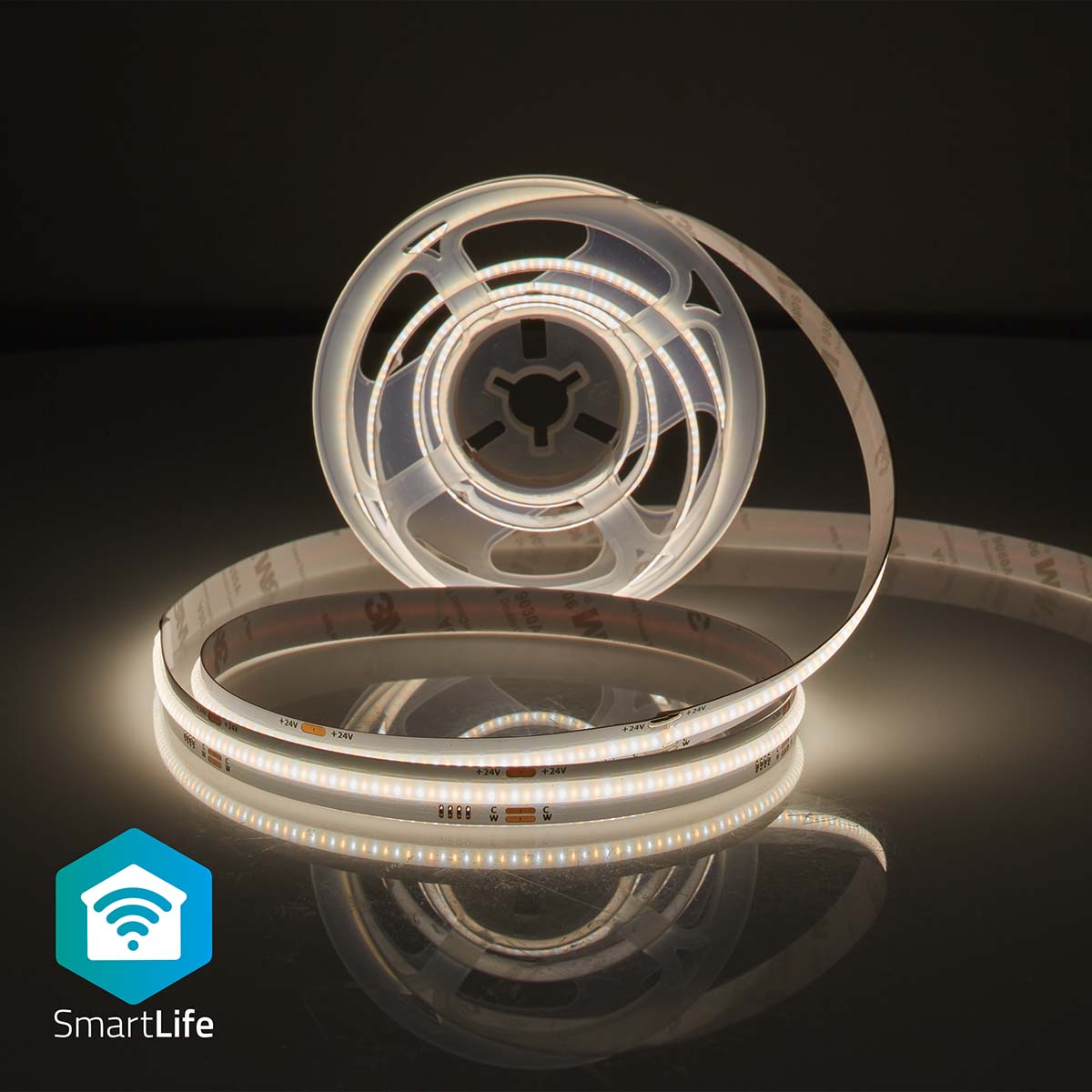 SmartLife LED Strip | ﻿Wi-Fi | Warm tot Koel Wit | COB | 2.00 m | IP20 | 2700 - 6500 K | 1000 lm |