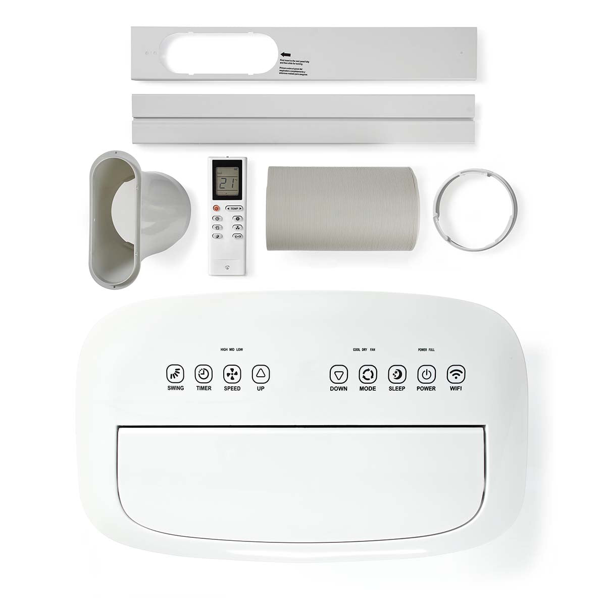 SmartLife 3-in-1 Airconditioner | Wi-Fi | 16000 BTU | 140 m³ | Ontvochtiging | Android™ / IOS | Energieklasse: A | 3 Snelheden | 65 dB | Wit
