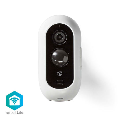 SmartLife Camera voor Buiten Wi-Fi | Full HD 1080p | IP65 | Max. batterijduur: 6 Maanden | Cloud opslag (optioneel) / microSD (niet inbegrepen) | 5 V DC | Met bewegingssensor | Nachtzicht |