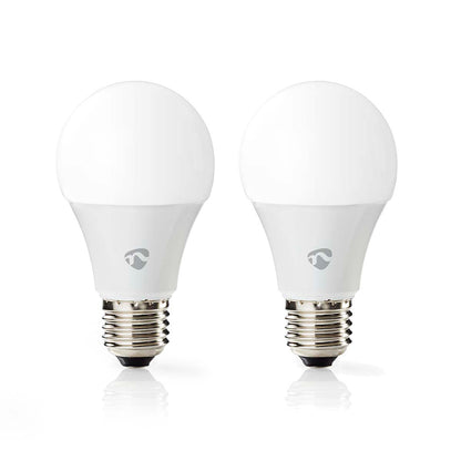 SmartLife Multicolour Lamp | Wi-Fi | E27 | 806 lm | 9 W | RGB / Warm tot koel wit | 2700 - 6500 K | Android™ / IOS | Peer | 2 Stuks