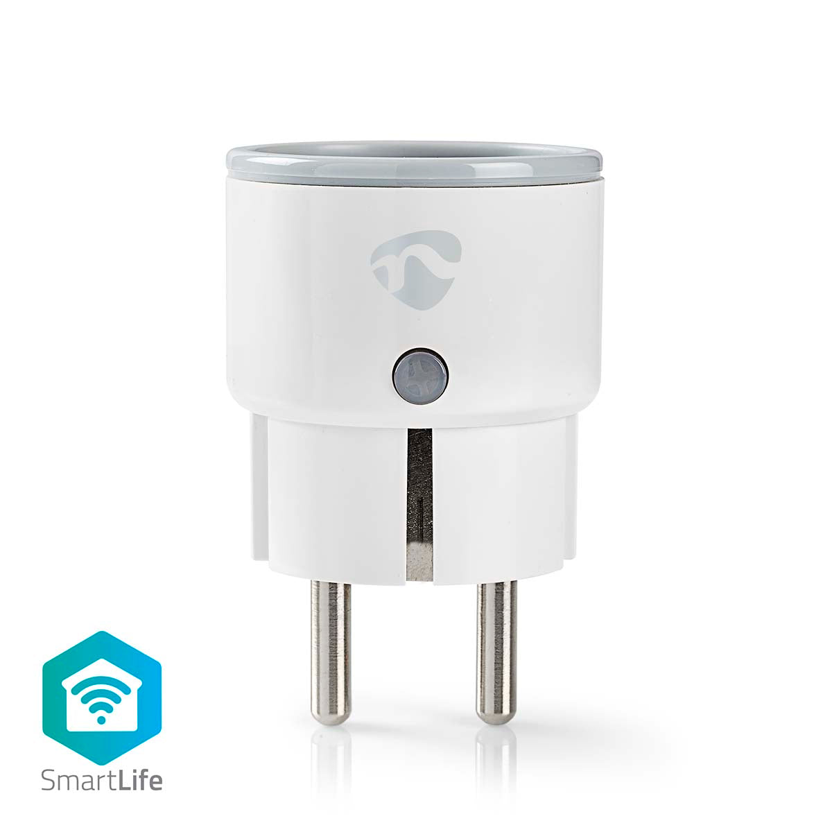 SmartLife Smart Stekker | Wi-Fi | Energiemeter | 2500 W | Randaarde stekker | Type F